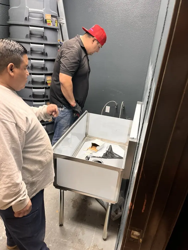 Commercial plumbing and sink installation in Harrison Park